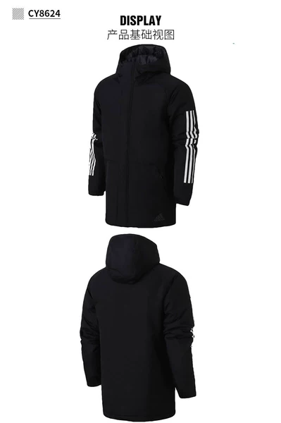 Adidas nam 2019 mùa đông mới đích thực áo cotton thể thao cotton