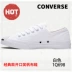 CONVERSE Giày converse mở giày vải nụ cười đen trắng chính hãng giày đế thấp hàng đầu jordan panda cổ thấp Plimsolls