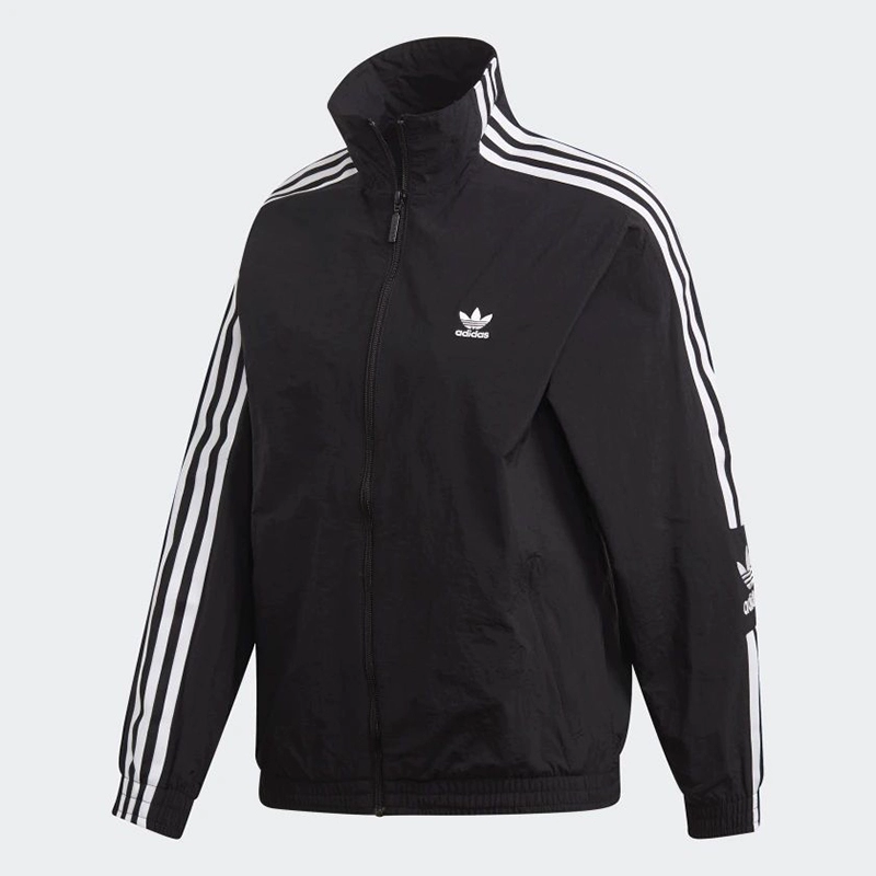 Adidas clover quần áo nữ 2020 mùa thu mới trang phục thể thao đích thực áo khoác cổ đứng áo khoác giản dị ED7538 - Áo khoác thể thao / áo khoác