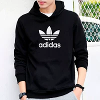 Áo len nam Adidas clover 2018 thu đông 2018 mới trùm đầu ấm thể thao áo thun giản dị DT7964 áo khoác thu đông