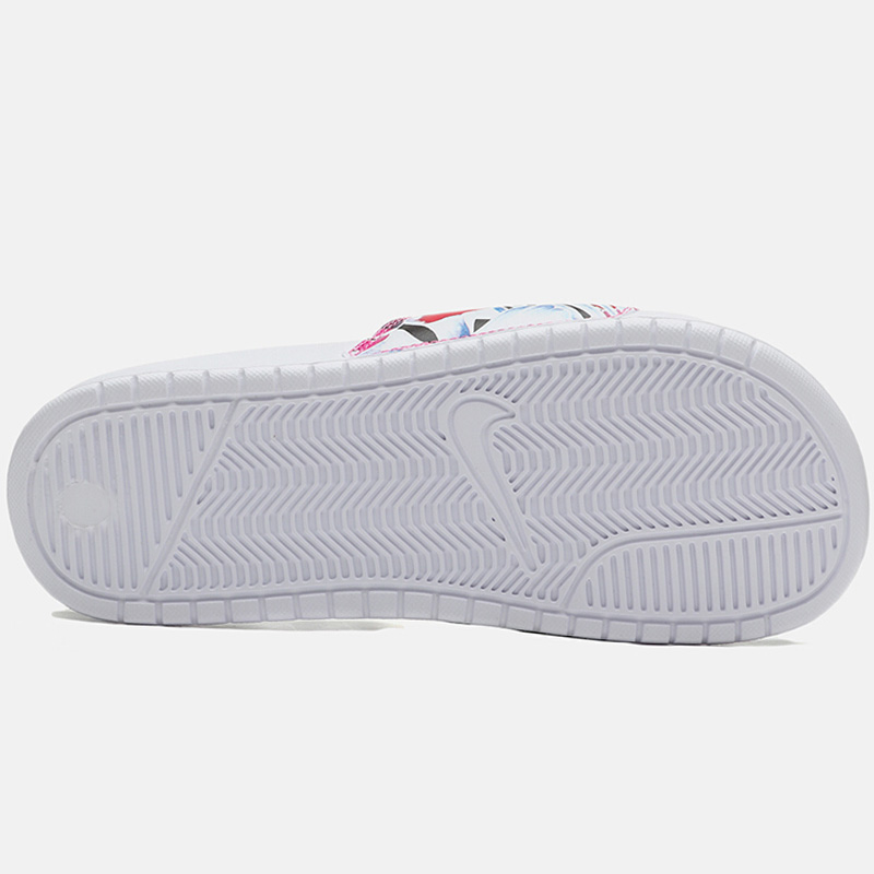Giày Nike nữ 2019 hè mới Benassi thể thao giải trí từ kéo hoa dép 618919-113 - Dép thể thao dép lào havaianas