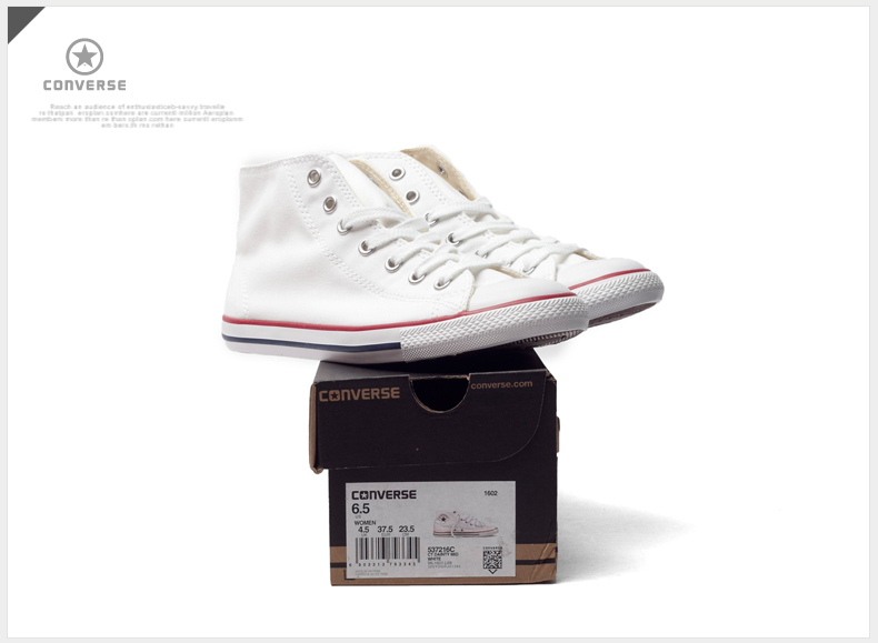 Giày converse nữ 2018 mới cổ điển đơn giản thời trang thể thao giày cao cấp giản dị giày tập gym nữ