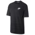 Nike nam 2018 mùa thu mới họa tiết nam thể thao giản dị thoáng khí cổ tròn nửa tay áo thun AQ8400-445 - Áo phông thể thao áo thun the thao nam  Áo phông thể thao