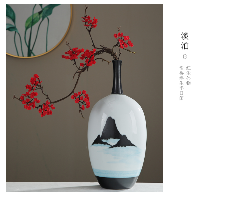 New Chinese style ceramic vase furnishing articles put dry flower is the sitting room porch table between the example of TV ark, home decoration