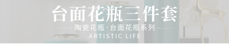 Light European - style key-2 luxury furnishing articles ceramic vase sitting room simulation flower flower arranging modern TV cabinet table decoration household act the role ofing is tasted