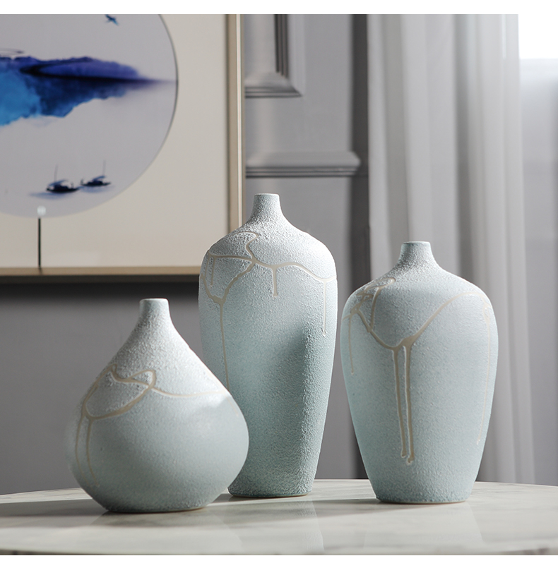 Jingdezhen ceramic wine table decorations furnishing articles household act the role ofing is tasted, the sitting room porch vases, flower arranging dried flower decoration