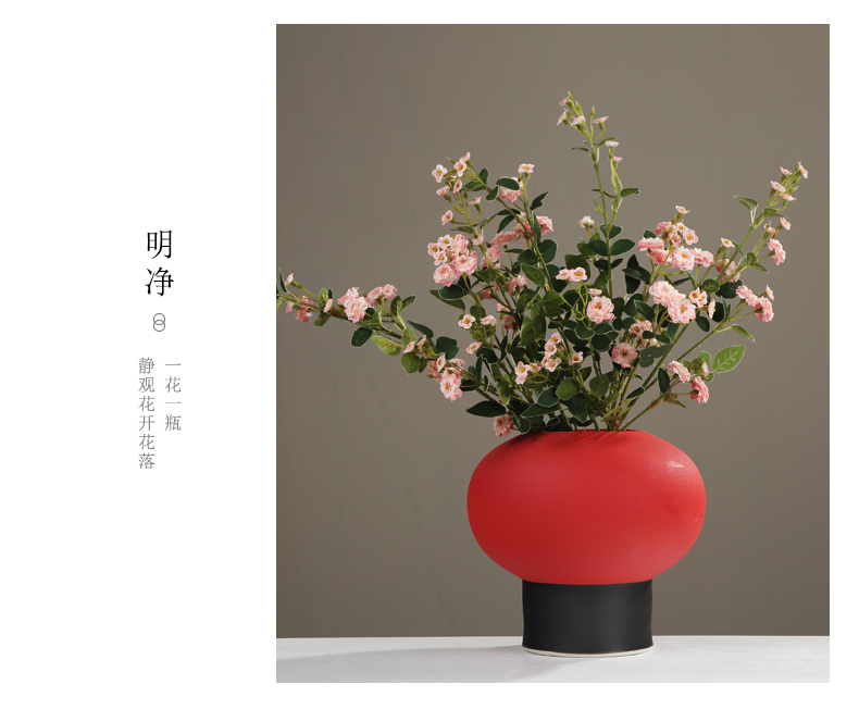 New Chinese style in modern flower art ceramic vase furnishing articles sitting room porch light table between TV ark, example key-2 luxury decoration