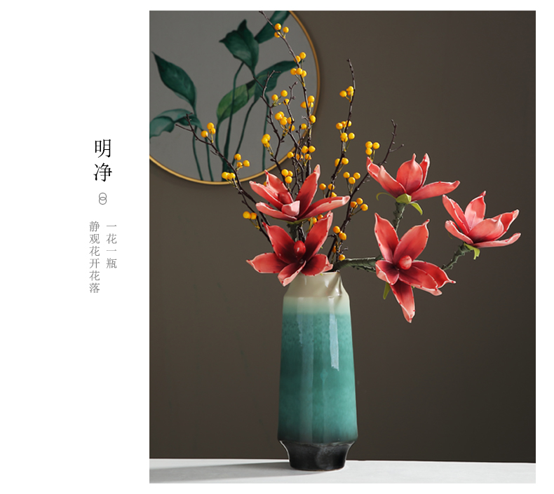 New Chinese style with modern jingdezhen ceramic vase furnishing articles sitting room porch TV ark, the home dry flower arranging flowers adornment