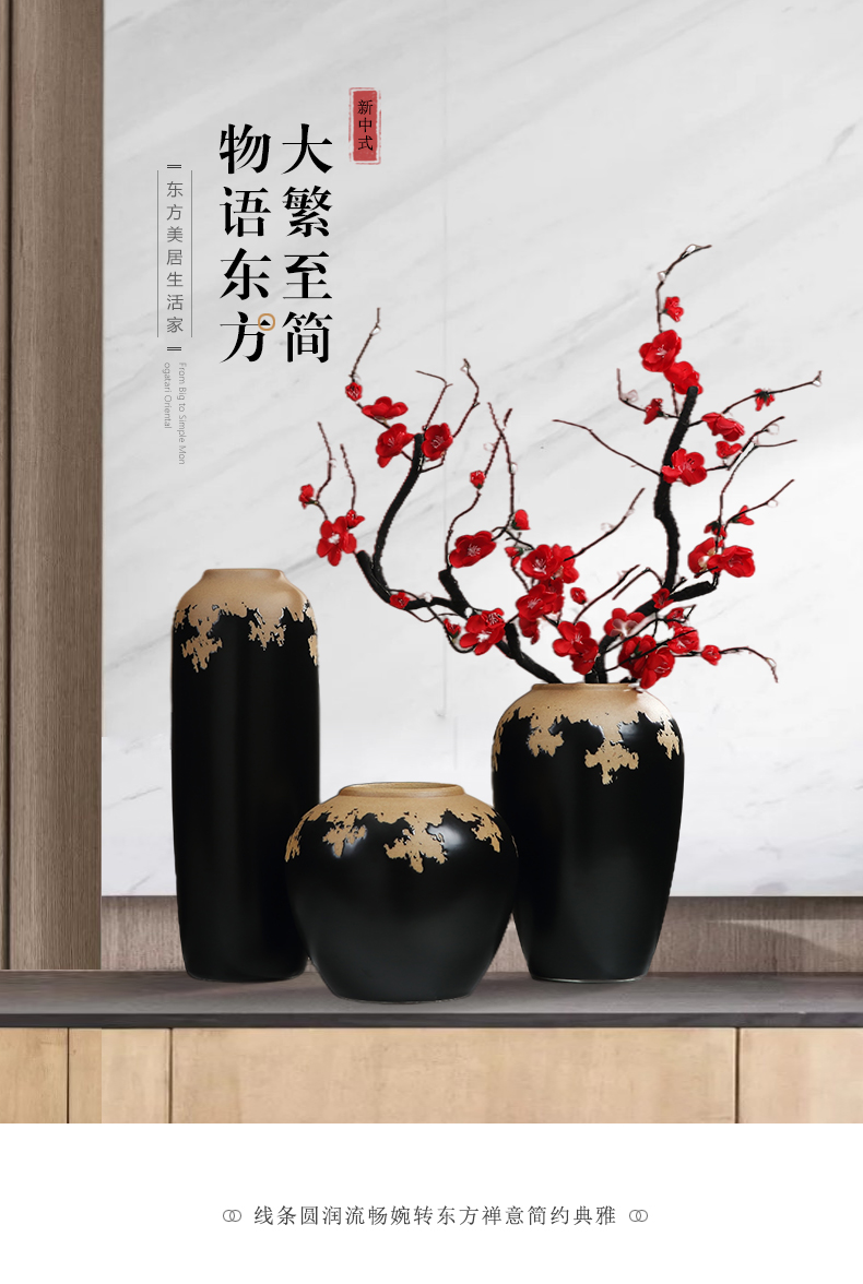 New Chinese style vases, furnishing articles ceramic table decorations sitting room porch decoration flower arrangement between zen example TV ark