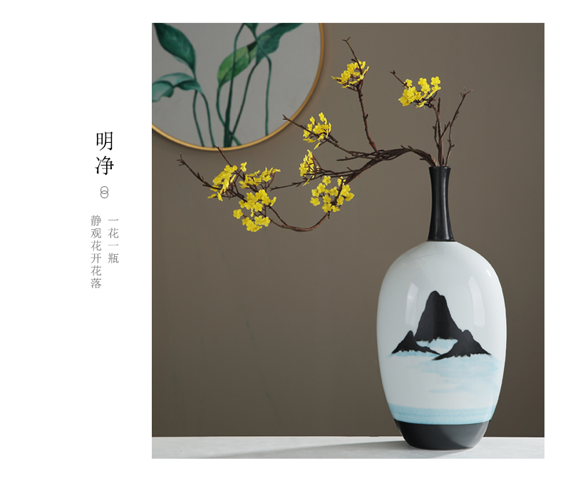 New Chinese style ceramic vase furnishing articles put dry flower is the sitting room porch table between the example of TV ark, home decoration