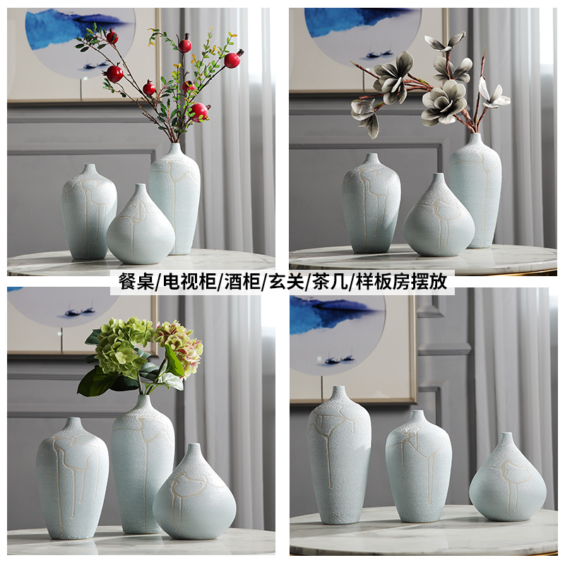 Jingdezhen ceramic wine table decorations furnishing articles household act the role ofing is tasted, the sitting room porch vases, flower arranging dried flower decoration