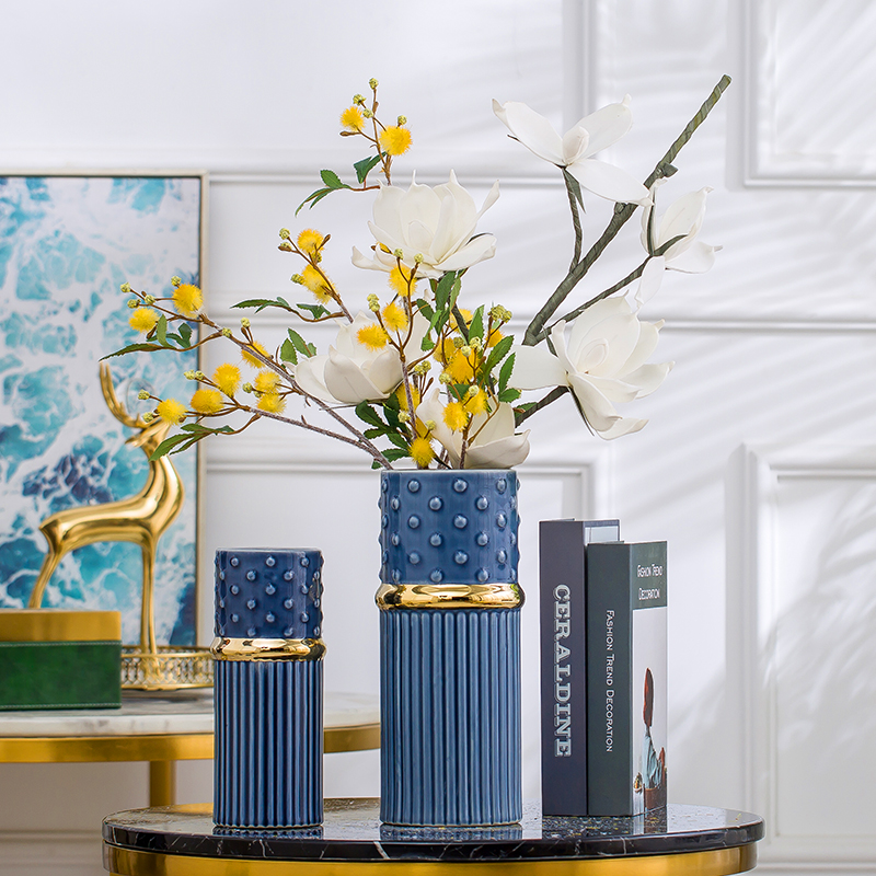 Jingdezhen ceramic vase furnishing articles I and contracted sitting room TV cabinet table creative household soft adornment arranging flowers