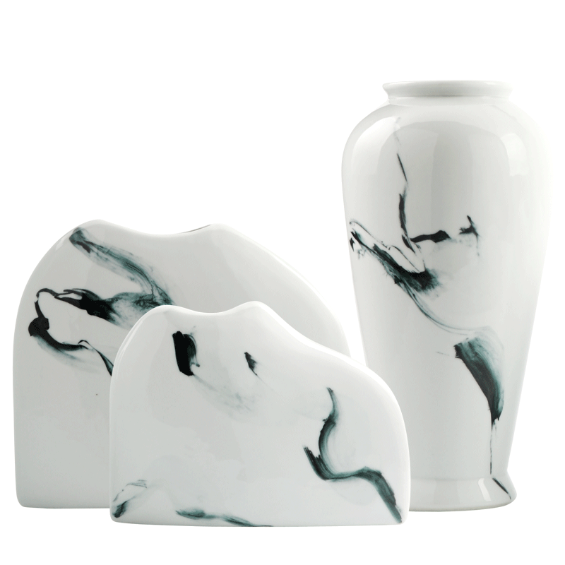 New Chinese style study zen furnishing articles ceramic vases, creative household act the role ofing is tasted, the sitting room porch TV ark, flower porcelain