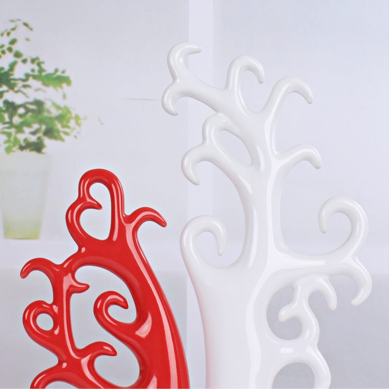 I and contracted fashion ceramic arts and crafts home furnishing articles sitting room adornment fashion wedding gift love trees