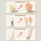 Силиконовая маска для лица, щетка, комплект, ложка, палочка для смешивания