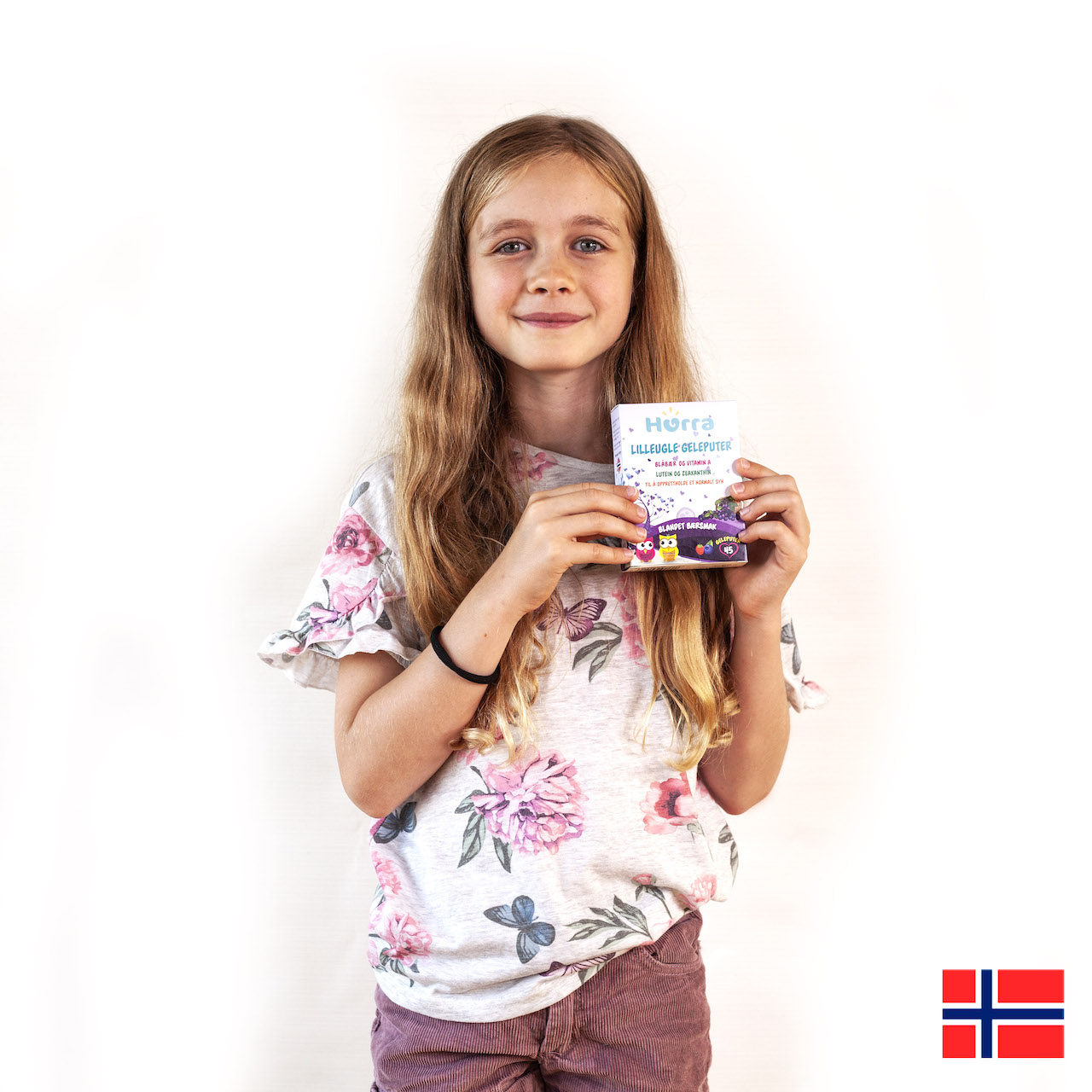 Norway Hurra Children's Blueberry Lutein Eye Jelly Chewable Tablets 45 tablets Sugar-free