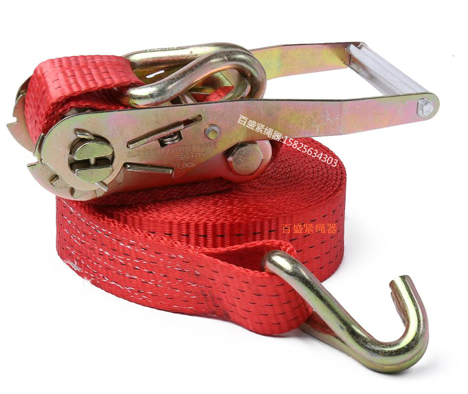 High Strength Polyester Fiber National Standard 5T Pull Tightener Goods bundled with Rally tightener tightener 5CM-wide thickened encrypted strap