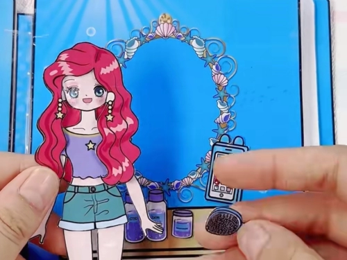 Кукла для одевания, набор материалов, небольшая сумка, «сделай сам», русалка