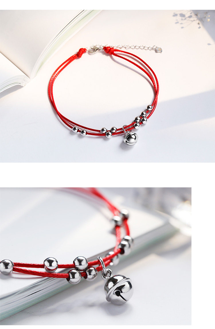 Bracelet de cheville Femme      en Argenterie - Ref 3104348 Image 10