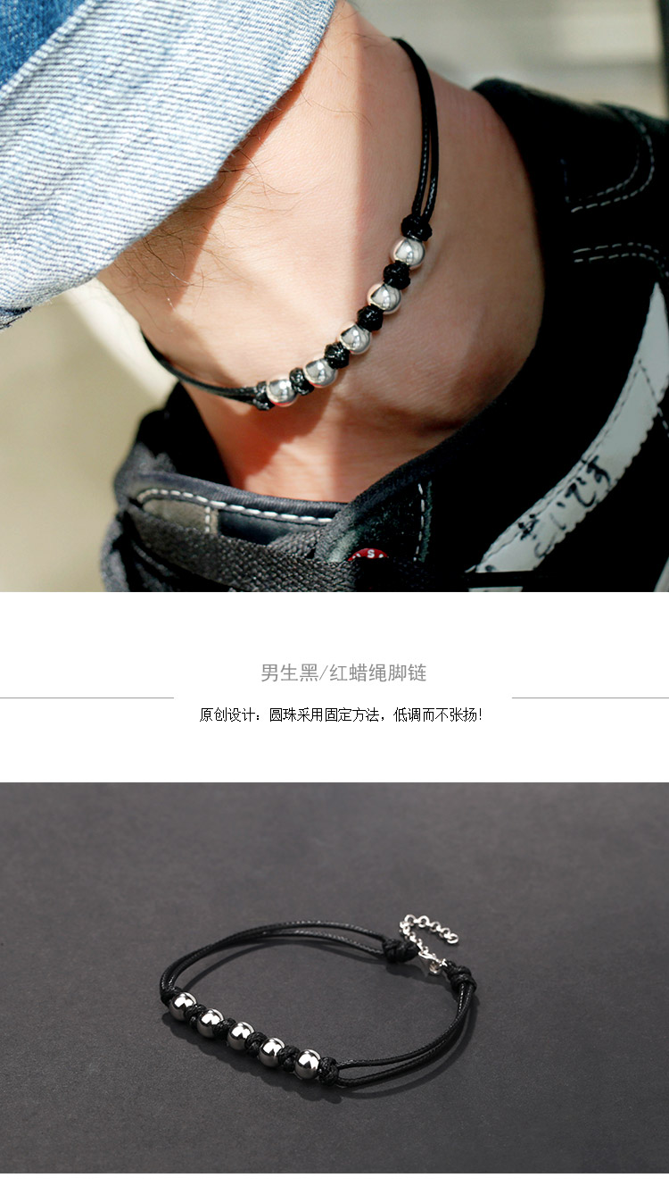 Bracelet de cheville homme      en Argenterie - Ref 3103568 Image 7