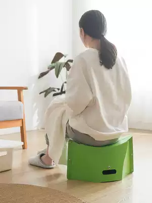 Folding small stool bench portable outdoor Mazha train travel travel supplies chair queue travel artifact