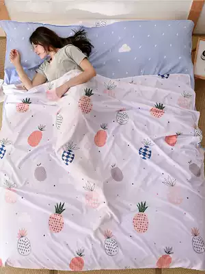 Travel Hotel Dirty Sleeping Bag Adult Indoor Hotel Double Bed Sheets quilt cover Women Portable Travel Cotton