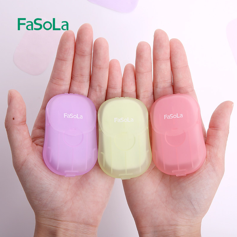 Travel Essential Soap Tablets Portable Mini Soap Tablets Outdoor Supplies Travel Artifact Travel Bag Set