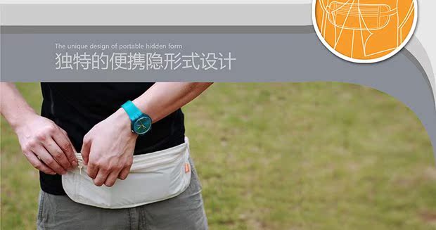 Túi du lịch thể thao ngoài trời Túi đeo tay âm nhạc chạy đa chức năng chống trộm điện thoại di động Túi vô hình cho nam và nữ túi đeo hông 3 ngăn