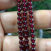 Beautiful Stone Fine Garnet Three Circle Fashion Bracelet