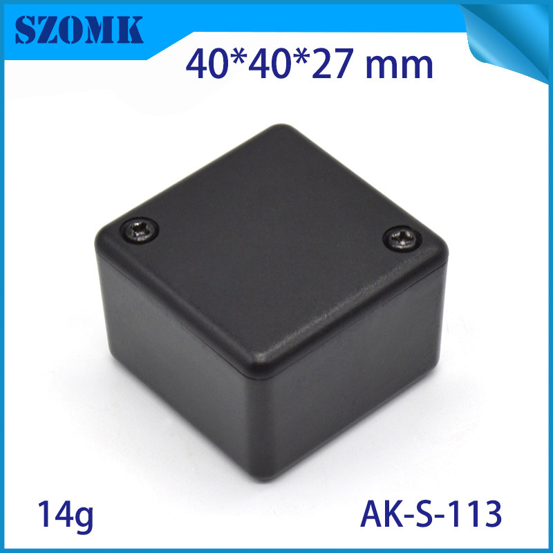 40*40*27电子控制器塑料外壳终端接线数据采集壳体定制开孔 S113
