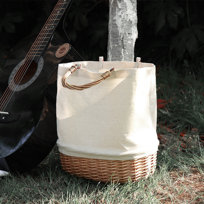 Casual sails bungled rattan chic retro handgrass choreograpes for small fresher day style Korean stylish hand-stitched wrap