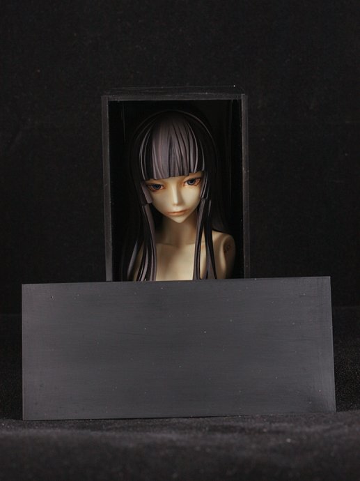 Gk树脂模型涂装完成品魍魉之匣柚木加菜子涂装师 青品黄黑