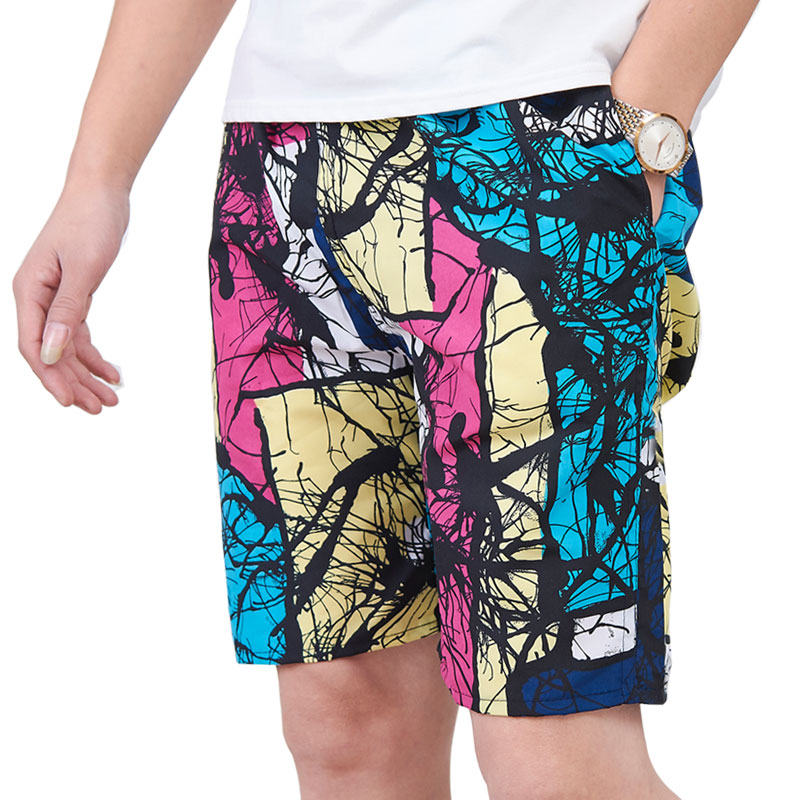 Quần short đi biển 2018 Quần đi biển XL quần nhanh khô lướt nhẹ đấm tay nắm quần short nam phần mỏng bên bờ biển quần thô nam