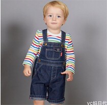 mikihouse childrens clothing new 7 fold Japanese denim back with pants Japanese DB 10-3326-786