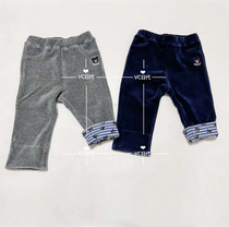 7 discount to Japanese mikihouse new baby black bear sky goose down sidelong pants DB63-3203-612