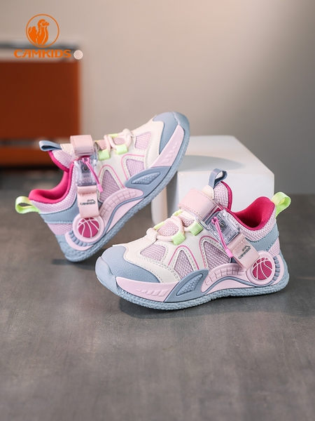 Kemutong Children's Shoes, Girls' Sports Shoes, Breathable Soft Sole, Lightweight Double Mesh Surface, Spring and Autumn 2026 New Children's Running Shoes — 3