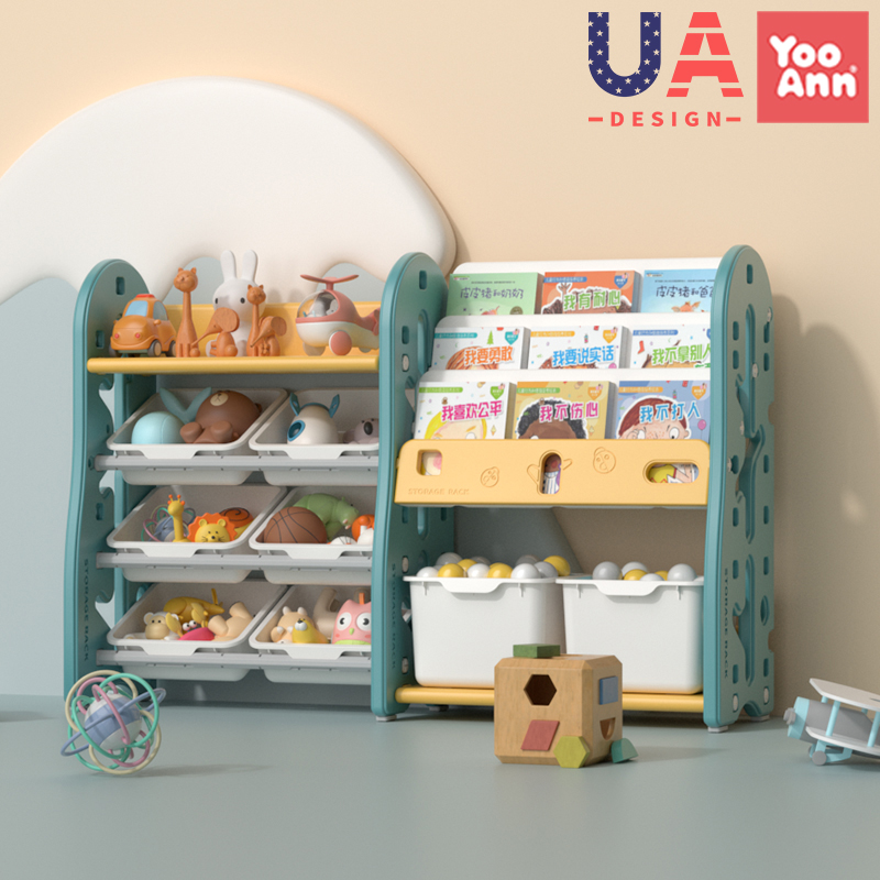 Children's bookshelf toy sorting cabinet storage shelf baby storage cabinet baby storage cabinet baby toddler Baby storage picture book storage