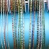 Khoan chuỗi xích chuỗi chuỗi đồng bạc rhinestone vuốt vuốt khoan chuỗi dày đặc phụ kiện tóc thủ công DIY vật liệu gói phụ kiện - Phụ kiện tóc dây buộc tóc cho bé gái Phụ kiện tóc