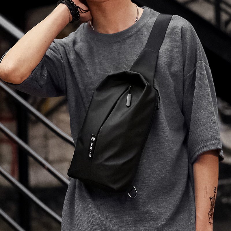 Chest bag men Street trend shoulder bag summer ins Super fire small backpack Korean version of Tide brand sports personality shoulder bag