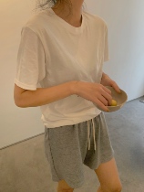 A Little Orange shopkeeper recommends a million years of cotton two-color T-shirt with eyes closed and super good hand feeling