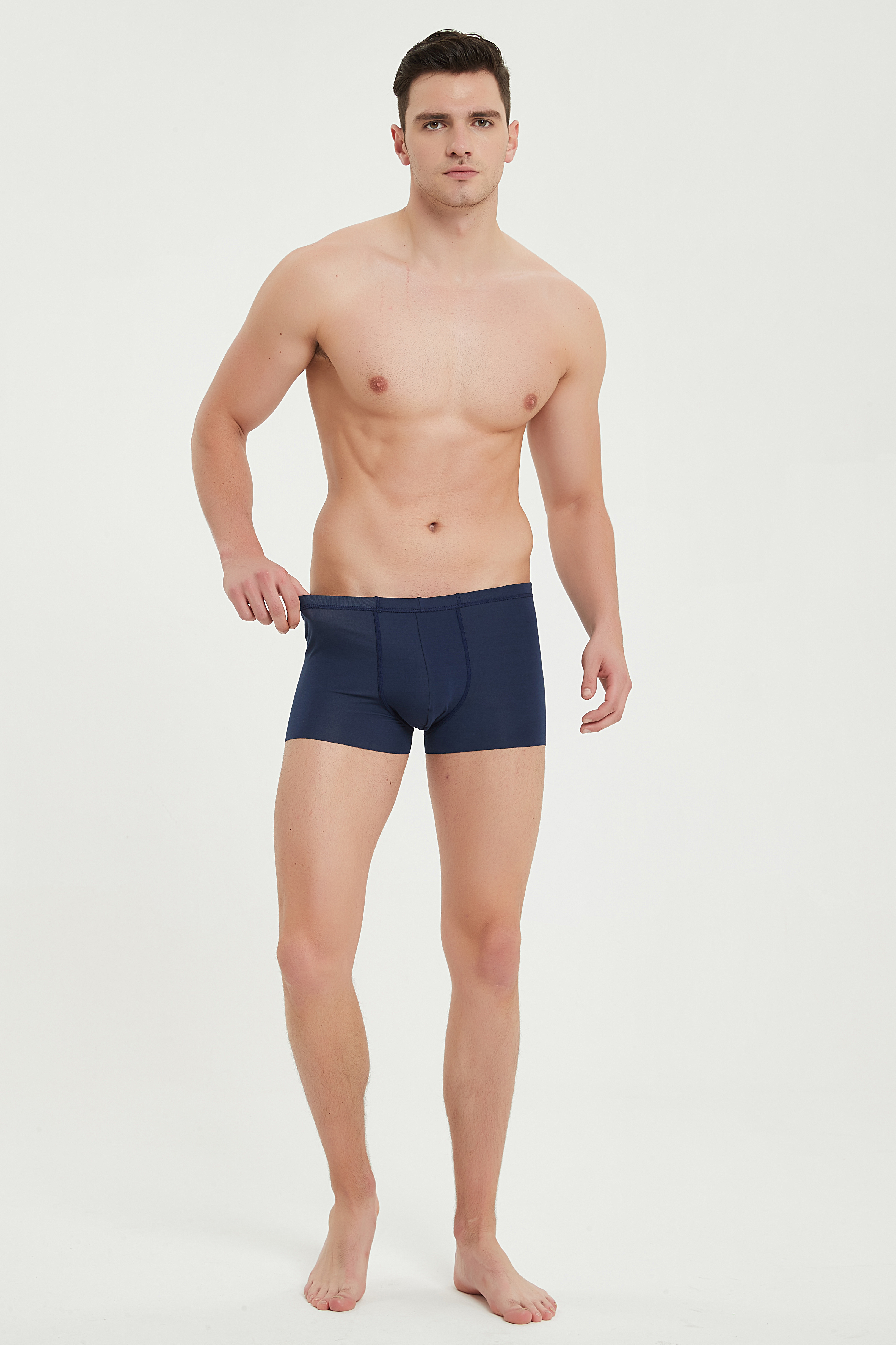 David sail người đàn ông trưởng thành Một tóm tắt boxer liền mạch phương thức mà không có chất huỳnh quang mùa hè phần mỏng eo đồ lót quần lót lọt khe nam 
