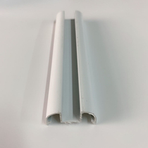  Punch-free plastic PVC folding door partition toilet bathroom sliding door Kitchen invisible sliding door special lower rail