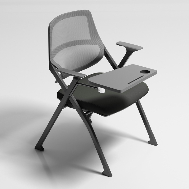 Folding training chair with table board table and chair table and stool integrated with writing board chair training chair folding conference chair