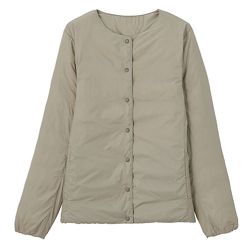 Women's Lightweight down Jacket, Portable Collarless Warm Inner Layer, Short Coat, Thin and Packable Style Women's Lightweight down Jacket, Portable Collarless Warm Inner Layer, Short Coat, Thin and Packable Style