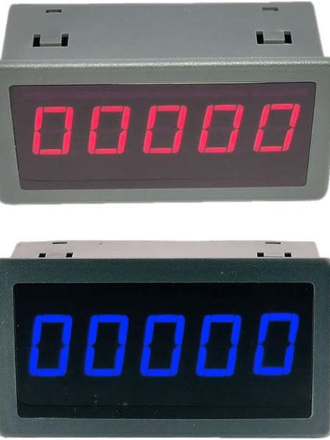 Intelligent high-precision digital display frequency tachometer YM5135FR button set frequency division value 9 to 99999
