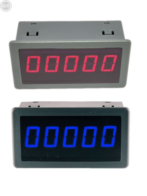 Upgraded Version Ym5135Ct-H with Power-Off Memory Digital Display Counter Meter Timer Instrument Head for Embedded Installation