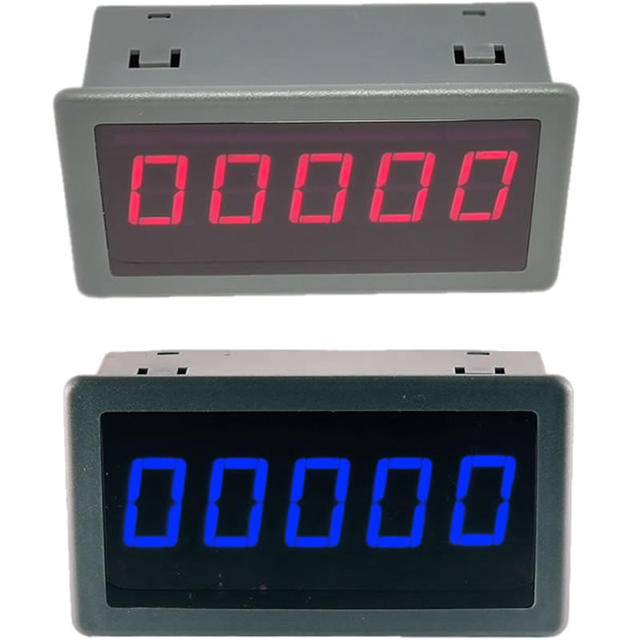 Ym5135Fr Tachometer Digital Display Frequency Meter Excavator Speed Sensor Laser Hall Switch Excavator