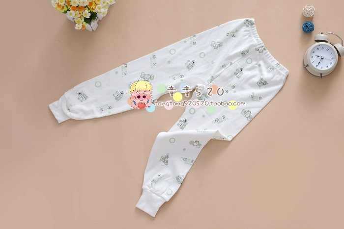 Quần lót Xiao Qinglong quần cotton trẻ em mùa xuân và mùa thu quần cotton bé trai và bé gái quần lót quần quần đồ thể thao trẻ em
