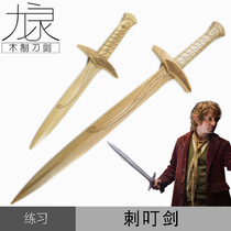 COS animation performance wood sword children childrens props toys wooden sword European and American film and television performance props Western sword