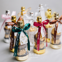 Nieyu Xin x creative drifting bottle candy box can hold two Ferrero small gift boxes for birthday gifts